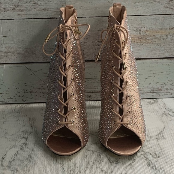 Shakira By Lady Couture High Heel Open Toe Rhinest - Picture 8 of 10